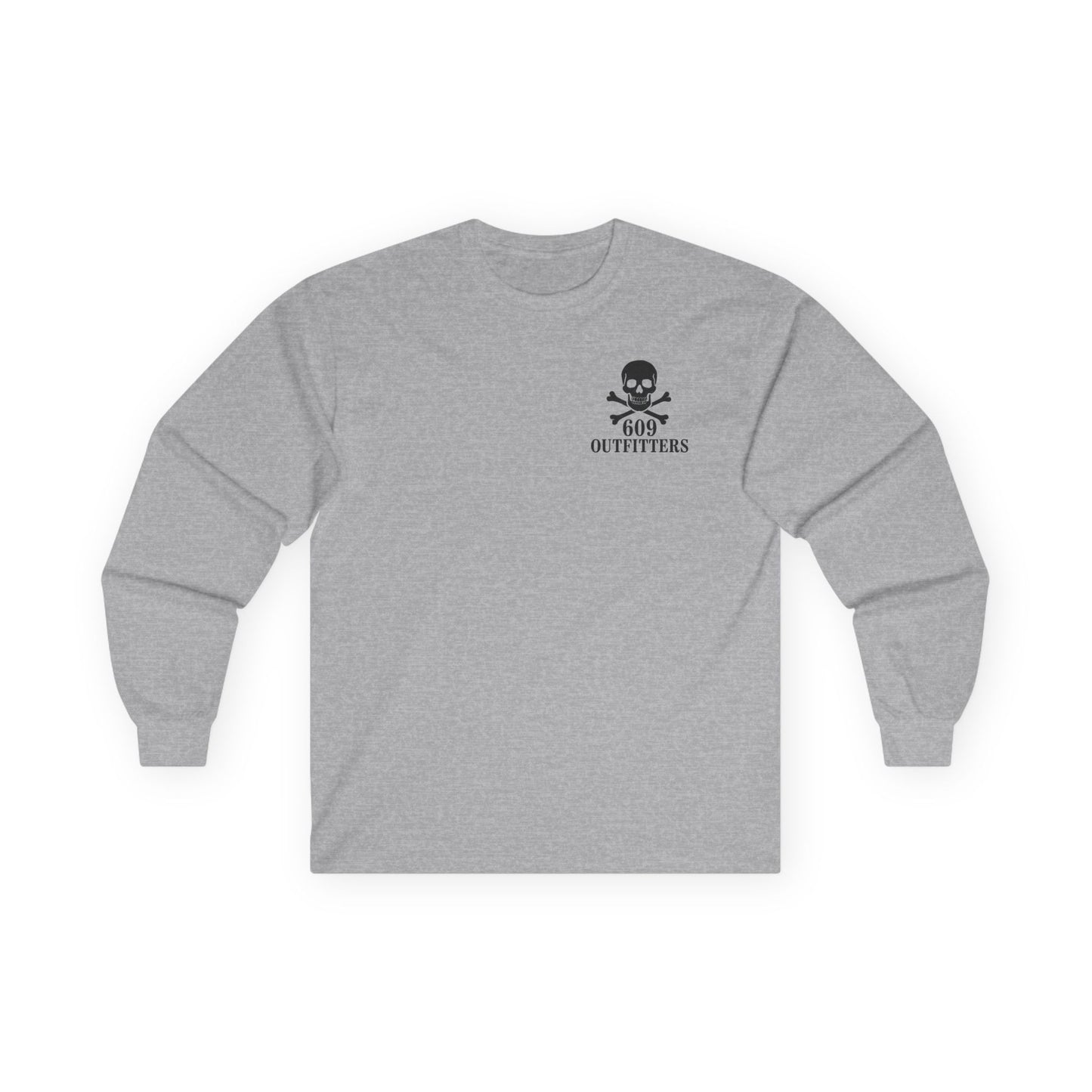Men's Classic Skull and Bones Long Sleeve Tee