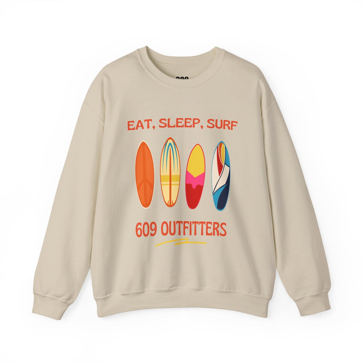 Women's Eat Sleep Surf Logo Crewneck Sweatshirt