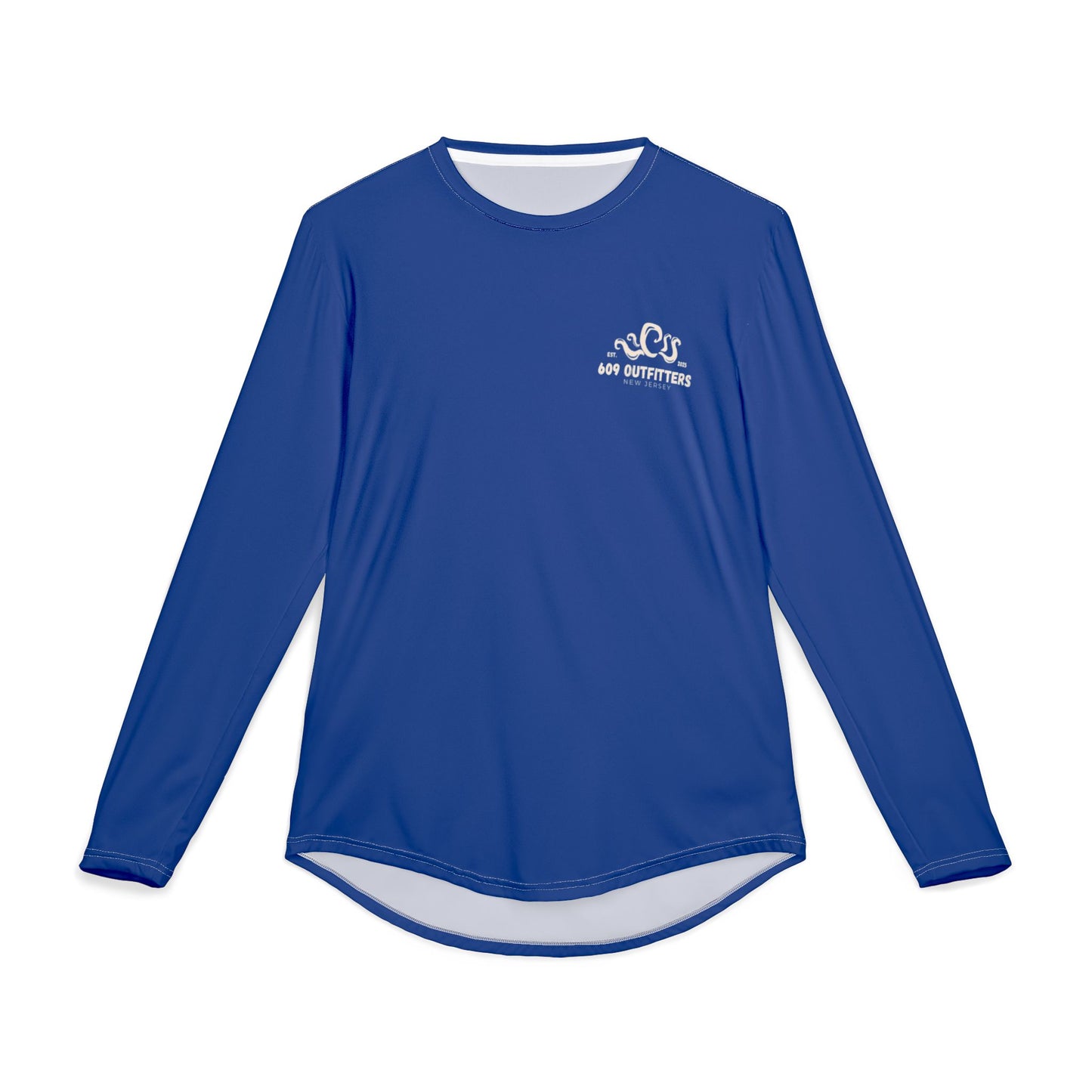609 Octopus Fishing Logo | Long Sleeve UV Sun Protection Top Royal Blue