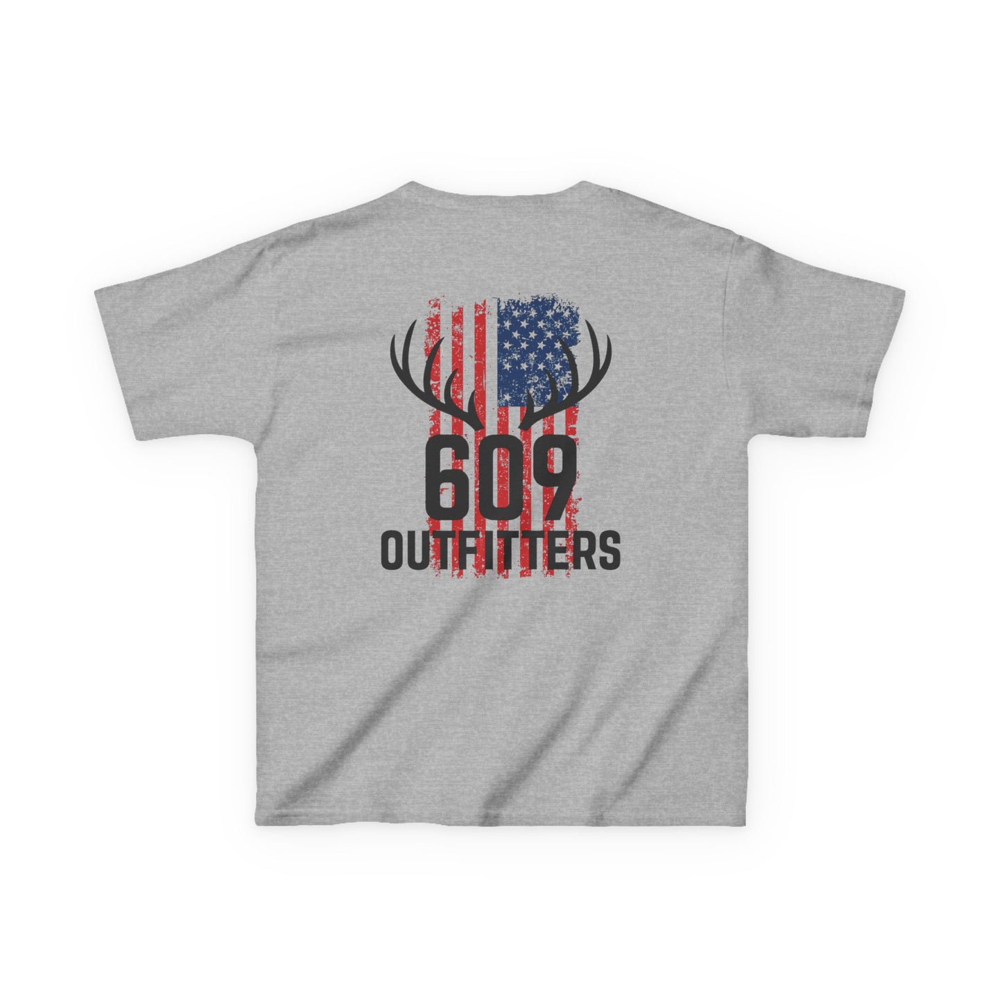 Youth Kids Tee | Classic Antler American Flag Logo