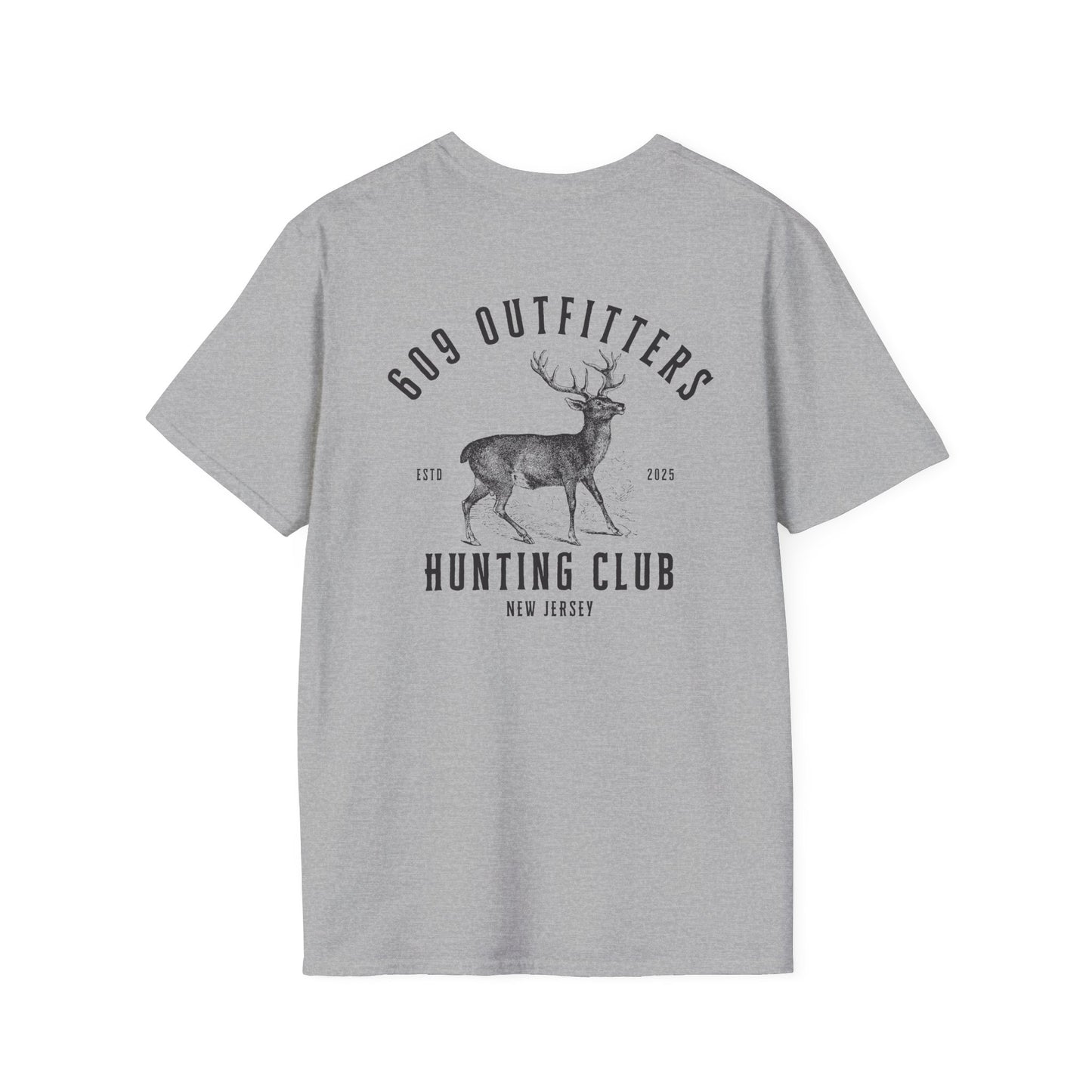 Contemporary Tee | 609 Hunting Club Grey Logo