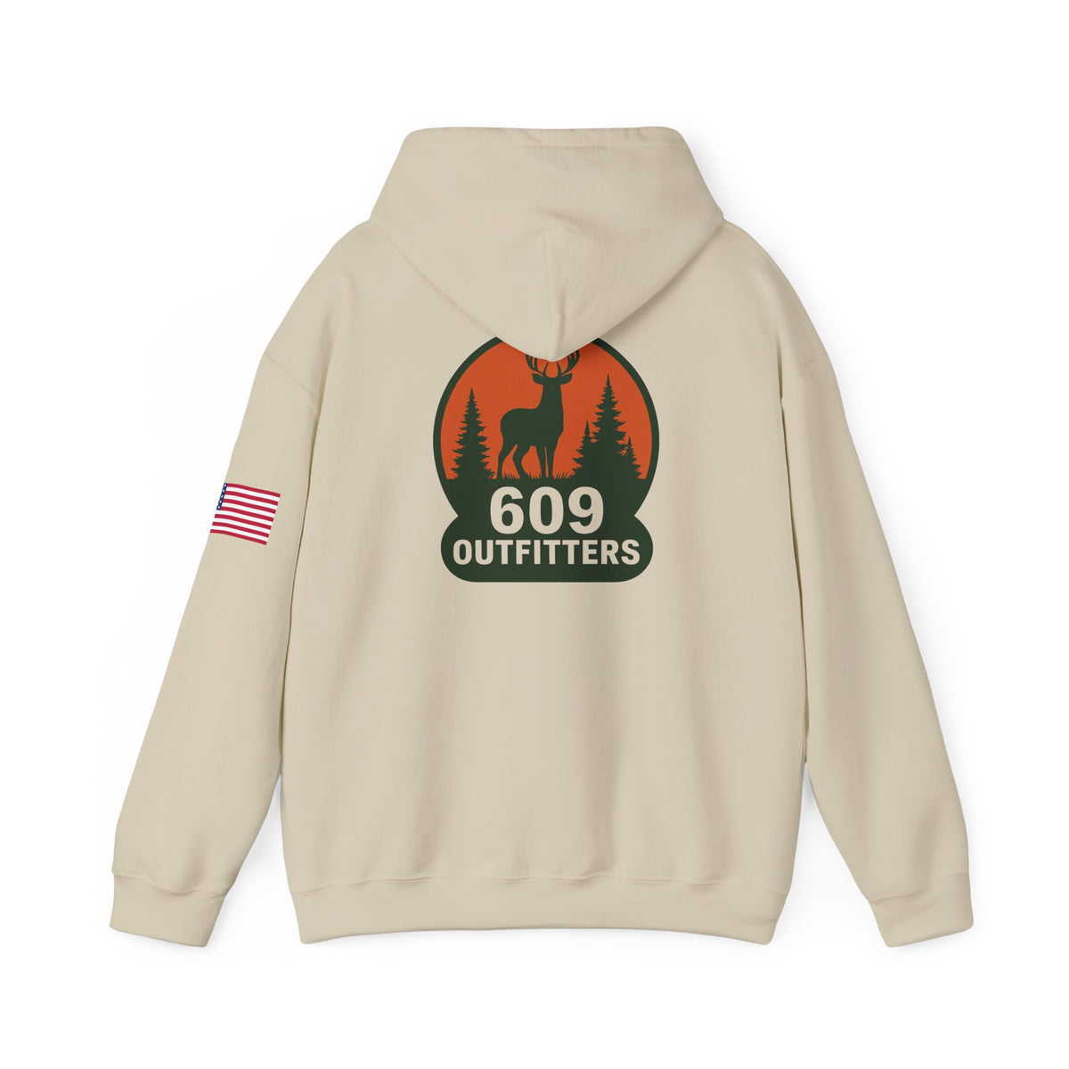 Outdoor Adventure Hoodie | 609 Deer Badge