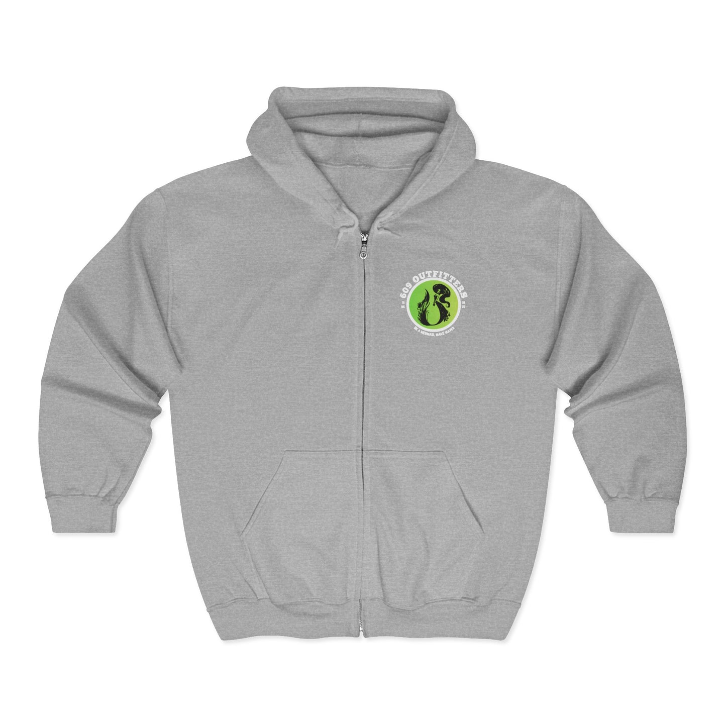Women's 609 Mermaid Logo Full Zip Hoodie