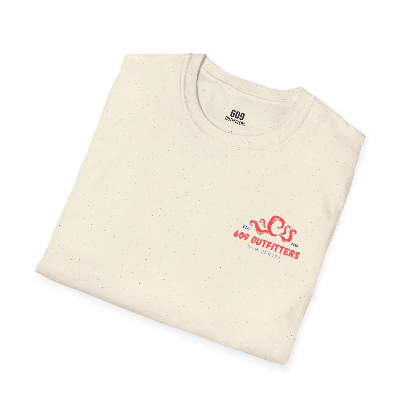 Contemporary Tee | Mens Sea Creature Logo Beige