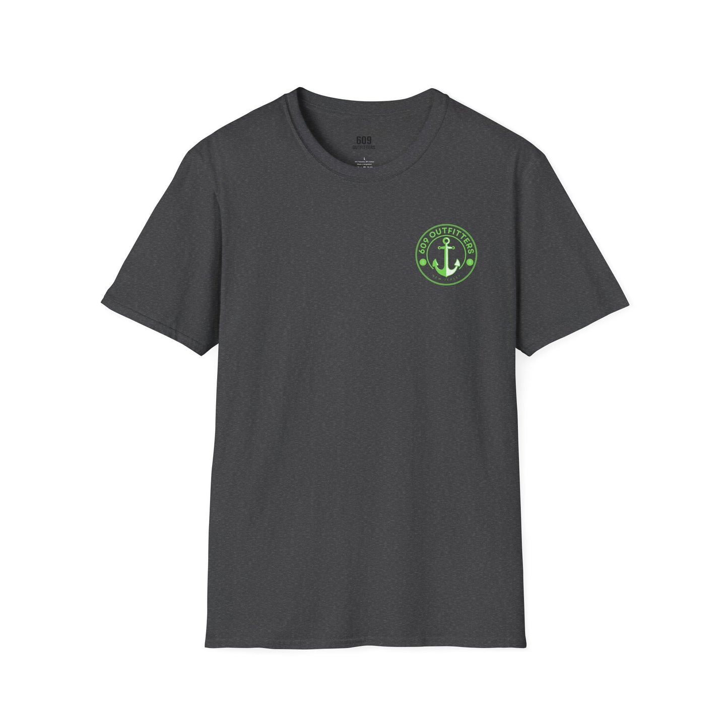 Contemporary Tee | Mens Anchorage Logo Charcoal