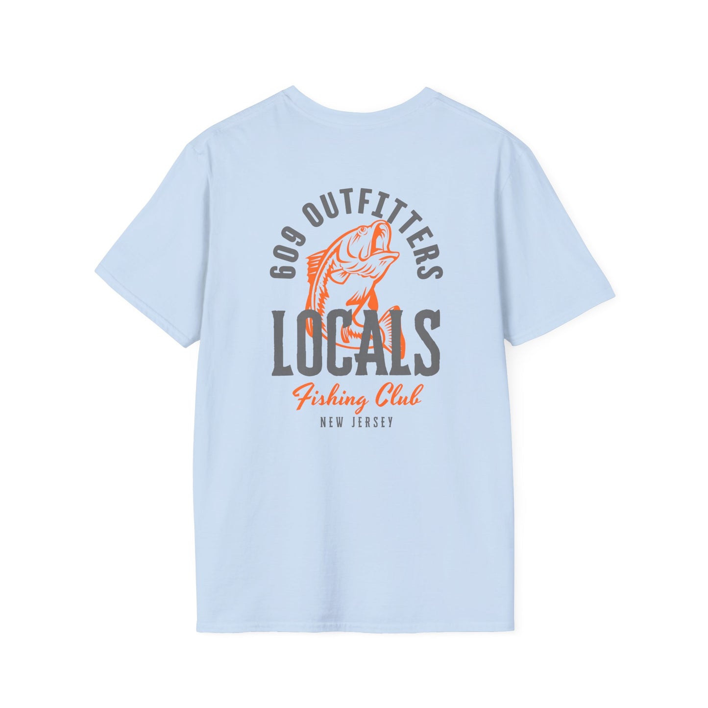 Contemporary Tee | 609 Locals Fishing Club Logo Blue