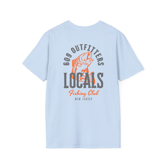 Contemporary Tee | 609 Locals Fishing Club Logo Blue