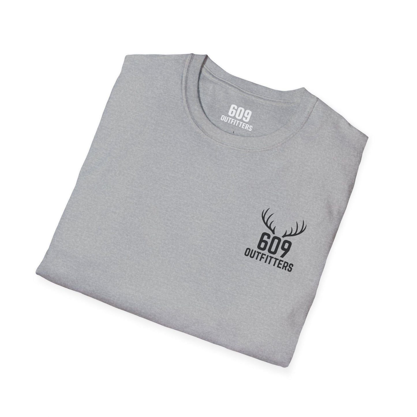 Contemporary Tee | Classic Antler Logo on Gray