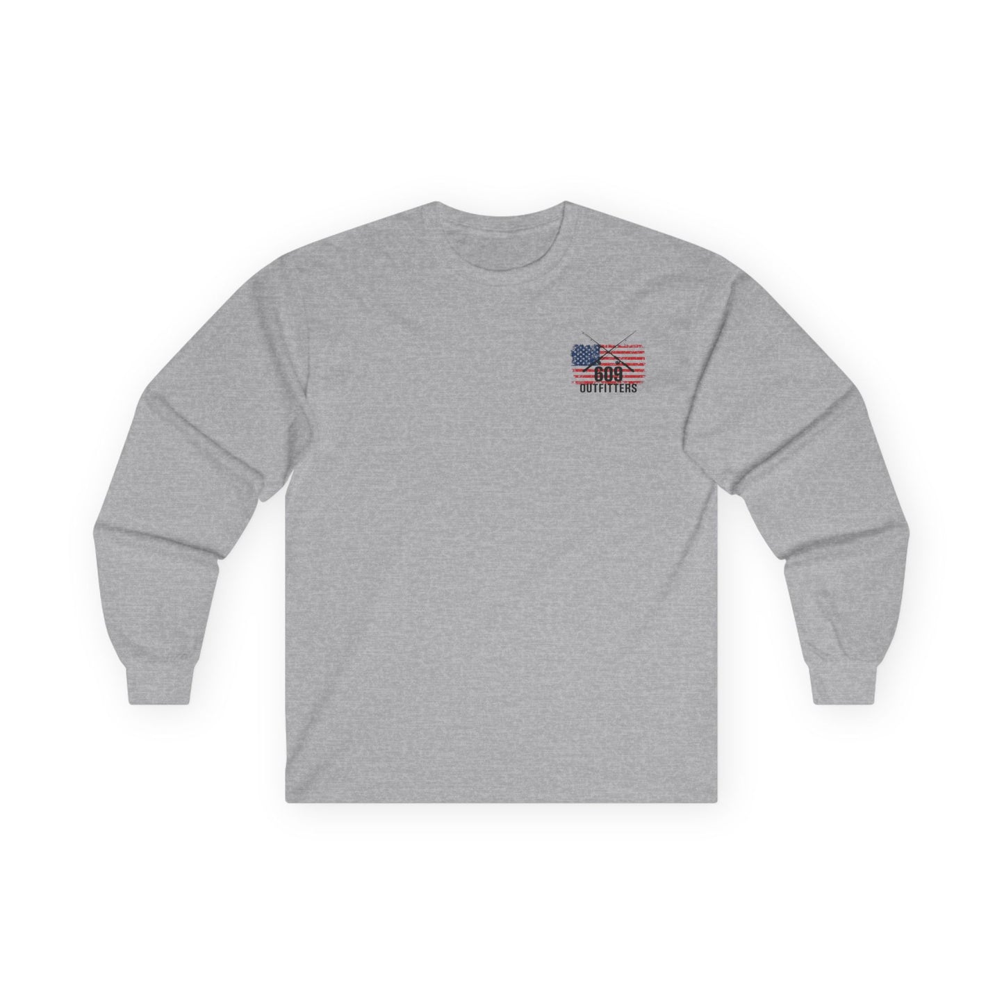Men's Classic Fishing Logo Long Sleeve Tee