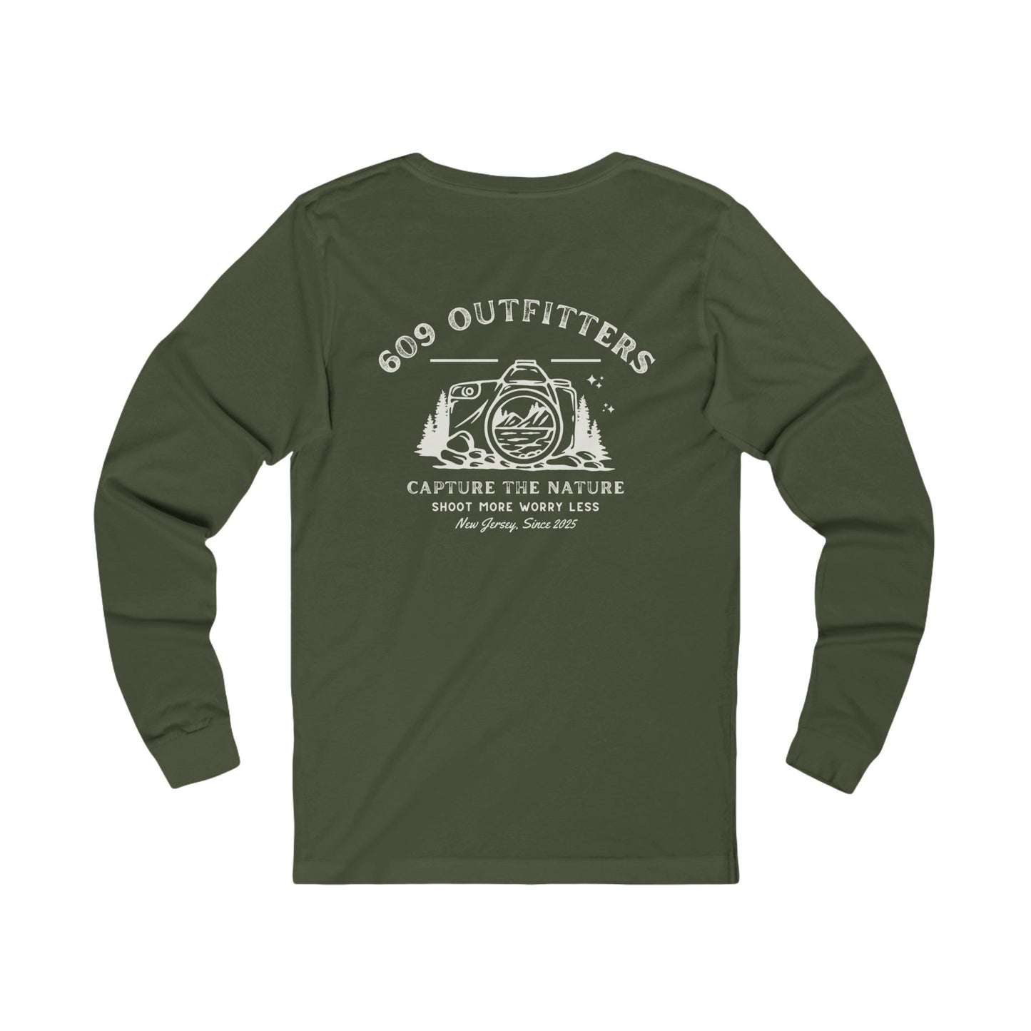 Women's Long Sleeve Jersey Tee | Shoot More Worry Less