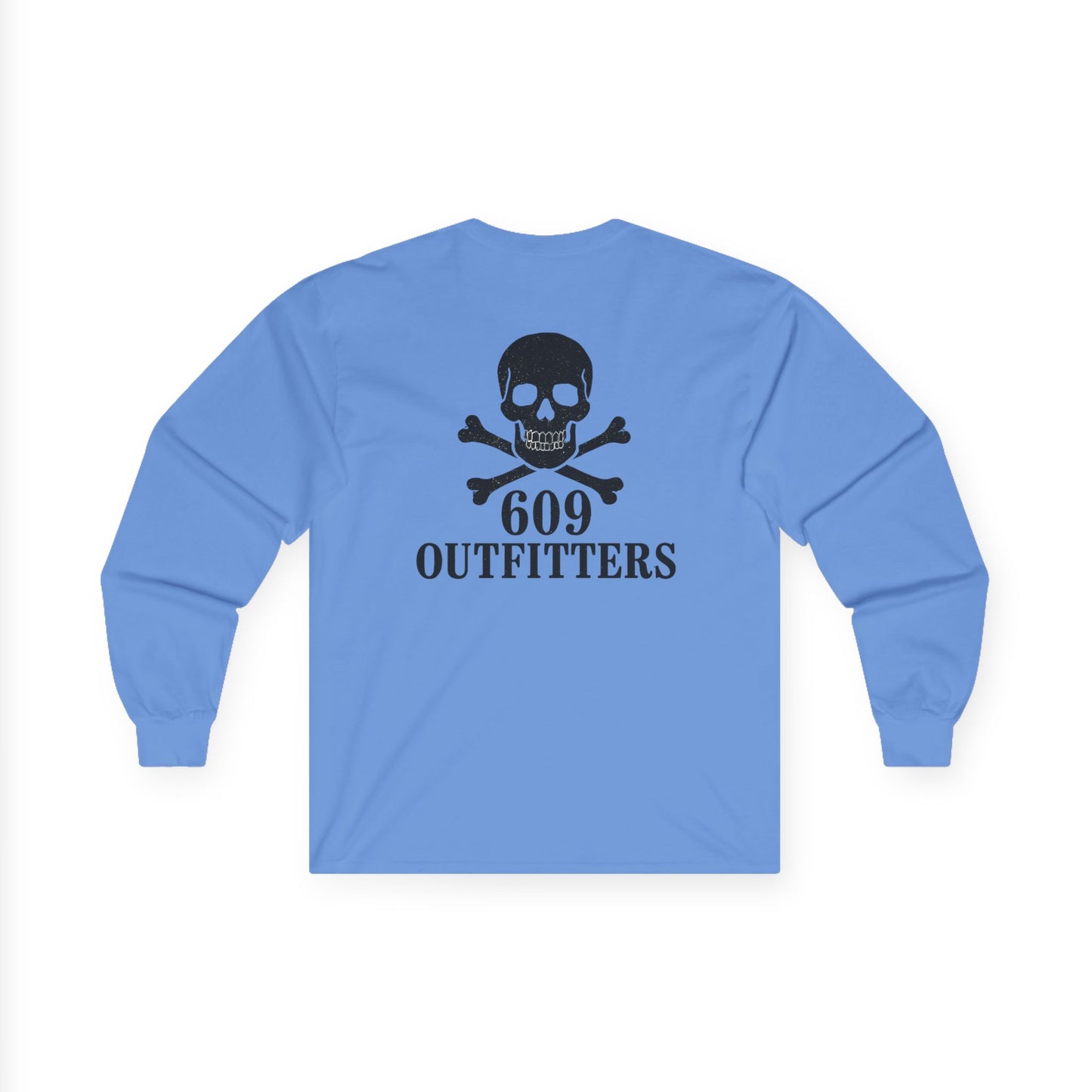 Men's Classic Skull and Bones Long Sleeve Tee