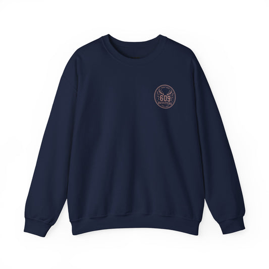 Women's Deer Badge Crewneck Sweatshirt